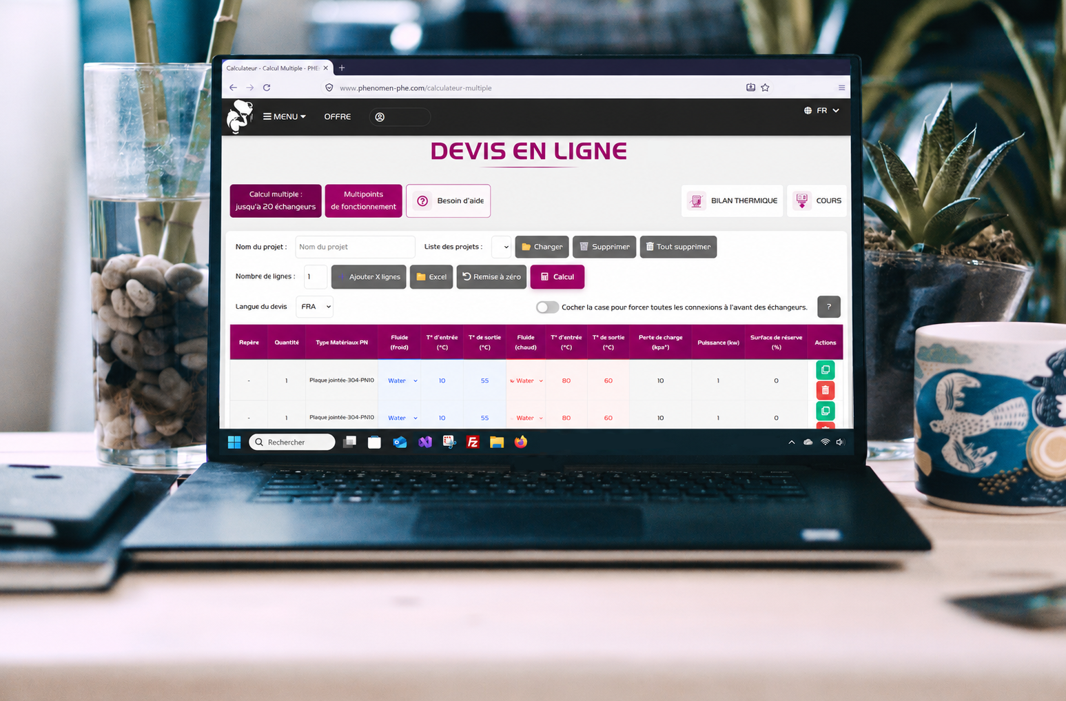 Calculatateur en ligne